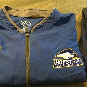 Hofstra college 1/4 zip pull over size XL